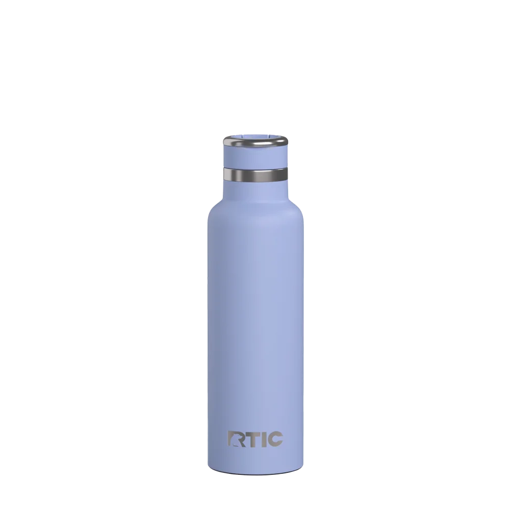 Back customization side of the RTIC Journey Bottle 20 oz in Periwinkle 