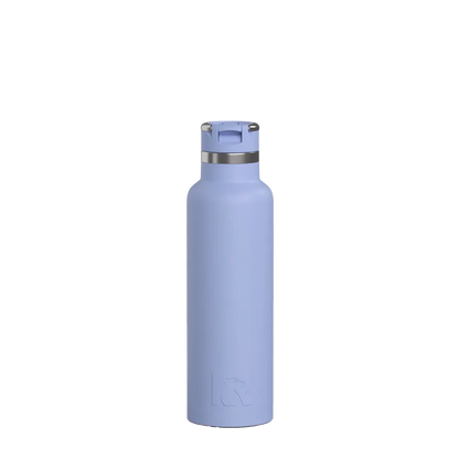 Front customization side of the RTIC Journey Bottle 20 oz in Periwinkle 