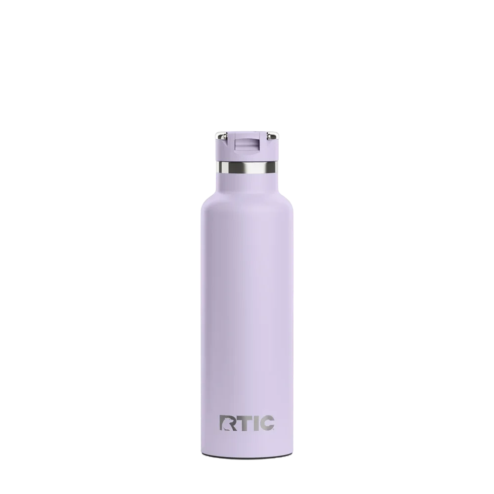 Back customization side of the RTIC Journey Bottle 20 oz in Dusty Lilac 
