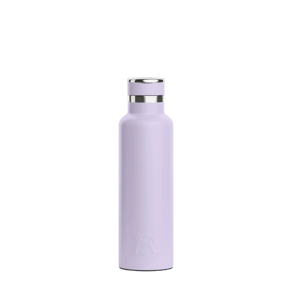 Front customization side of the RTIC Journey Bottle 20 oz in Dusty Lilac 