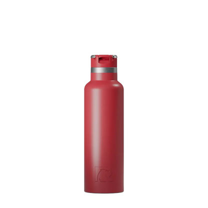 Front customization side of the RTIC Journey Bottle 20 oz in Flag Red 