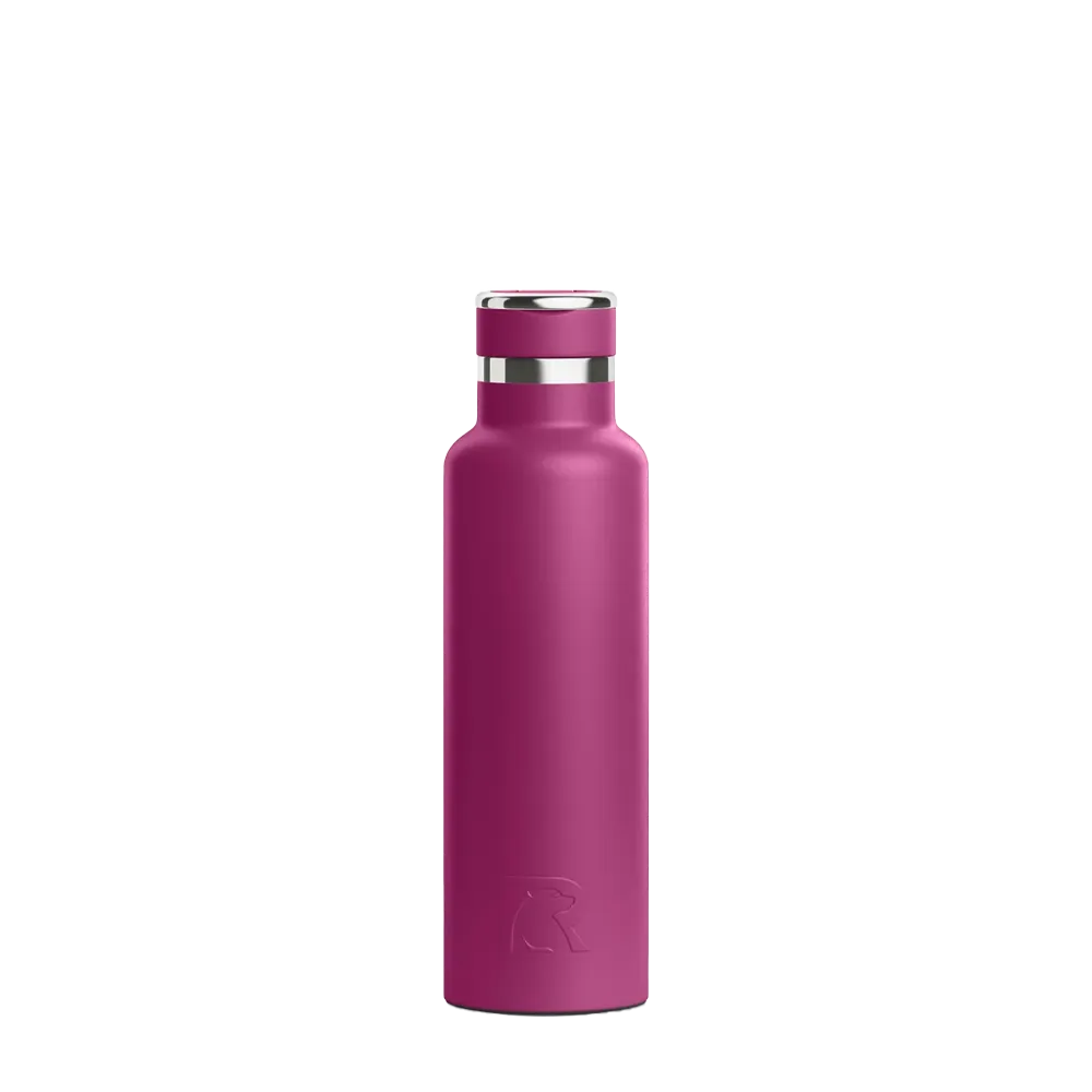 Front customization side of the RTIC Journey Bottle 20 oz in Very Berry 
