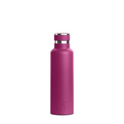 Front customization side of the RTIC Journey Bottle 20 oz in Very Berry 