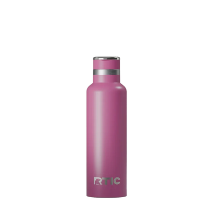 Back customization side of the RTIC Journey Bottle 20 oz in Orchid 
