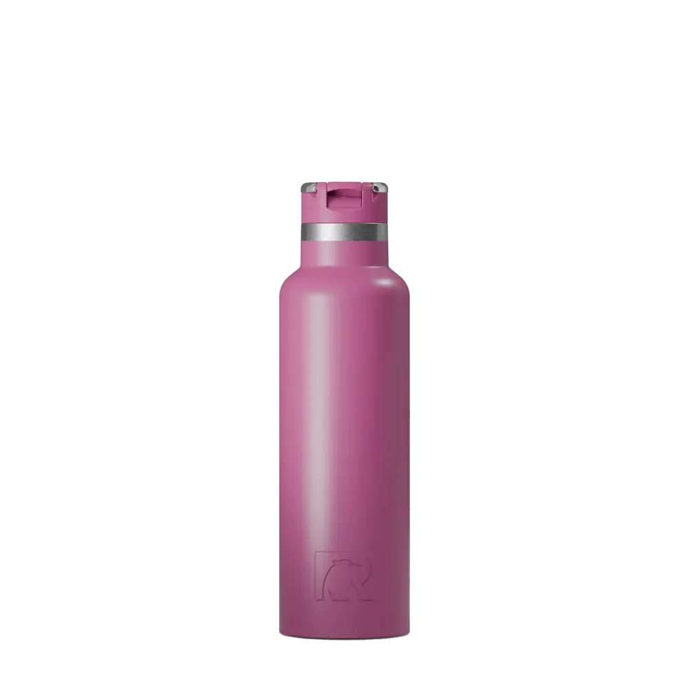 Front customization side of the RTIC Journey Bottle 20 oz in Orchid 