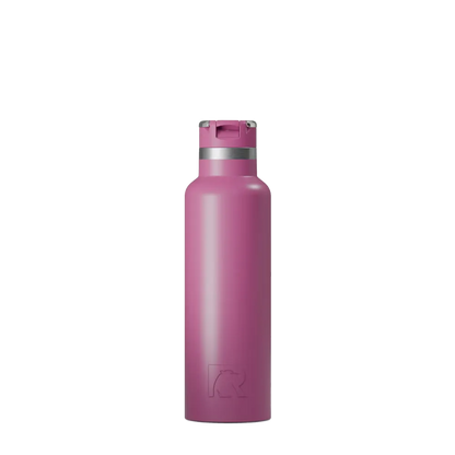 Front customization side of the RTIC Journey Bottle 20 oz in Orchid 