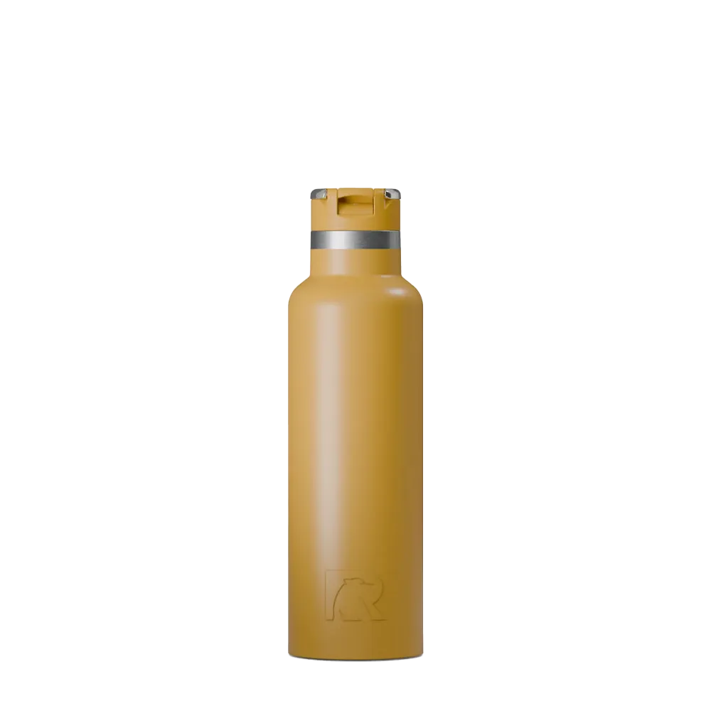 Front customization side of the RTIC Journey Bottle 20 oz in Harvest 