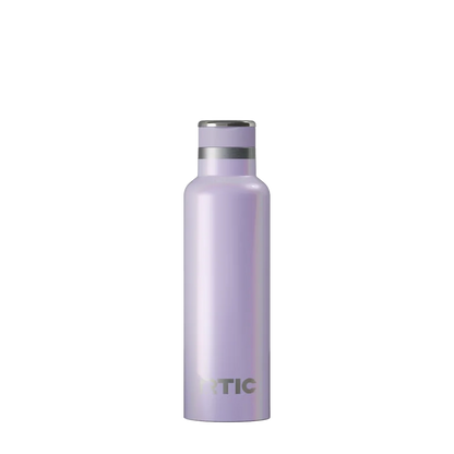 Back customization side of the RTIC Journey Bottle 20 oz in Glitter Lavender 