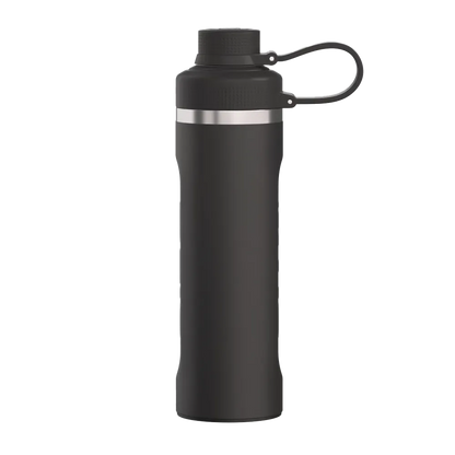Back customization side of the RTIC Refuel Bottle 24 oz in Black 