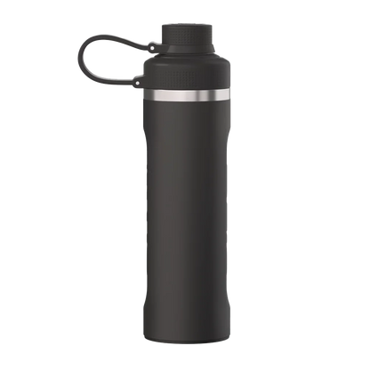 Front customization side of the RTIC Refuel Bottle 24 oz in Black 