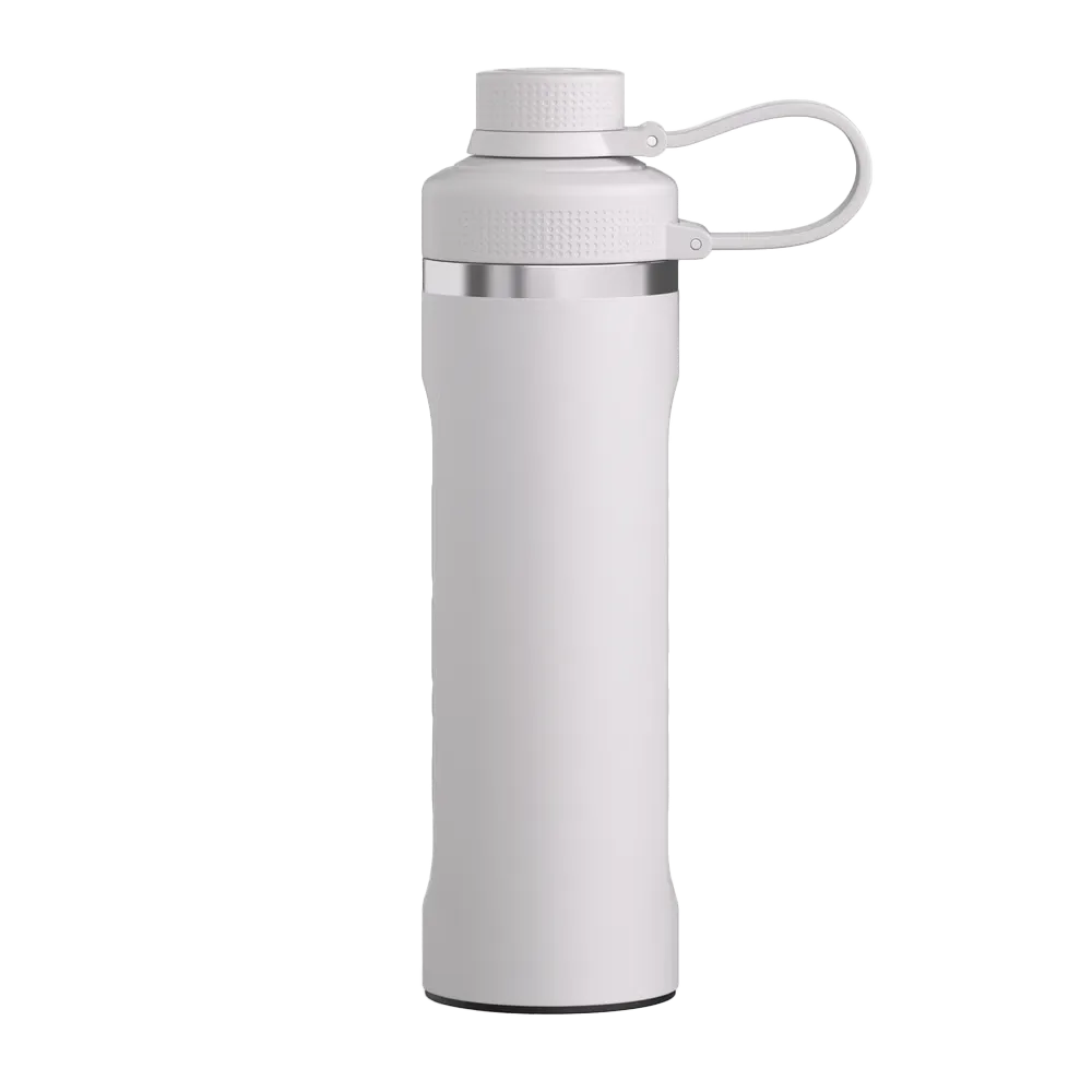 Back customization side of the RTIC Refuel Bottle 24 oz in Cool Gray 