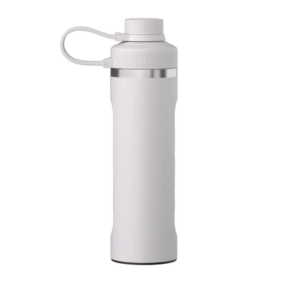 Front customization side of the RTIC Refuel Bottle 24 oz in Cool Gray 