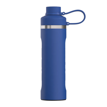 Back customization side of the RTIC Refuel Bottle 24 oz in Cobalt 