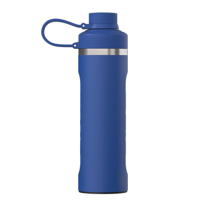 Front customization side of the RTIC Refuel Bottle 24 oz in Cobalt 
