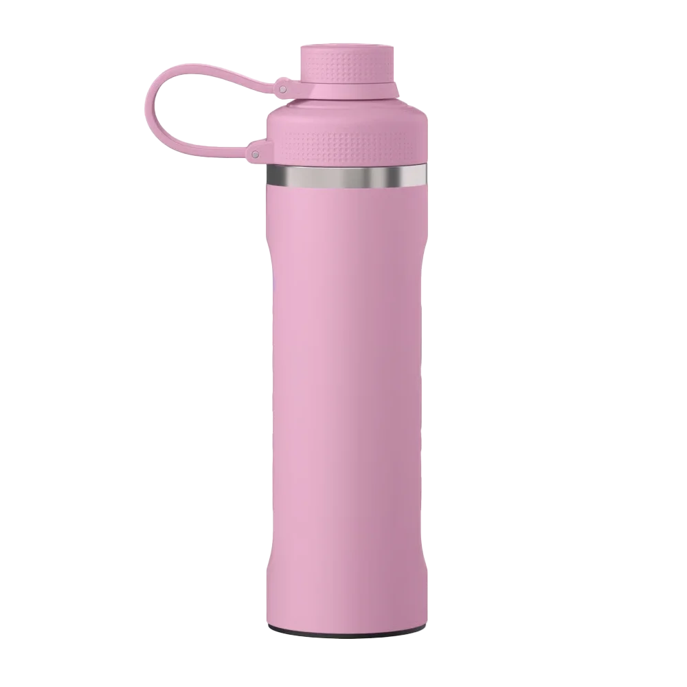 Front customization side of the RTIC Refuel Bottle 24 oz in Rosewood 