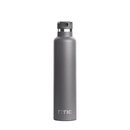 Back customization side of the RTIC Journey Bottle 26 oz in Graphite 