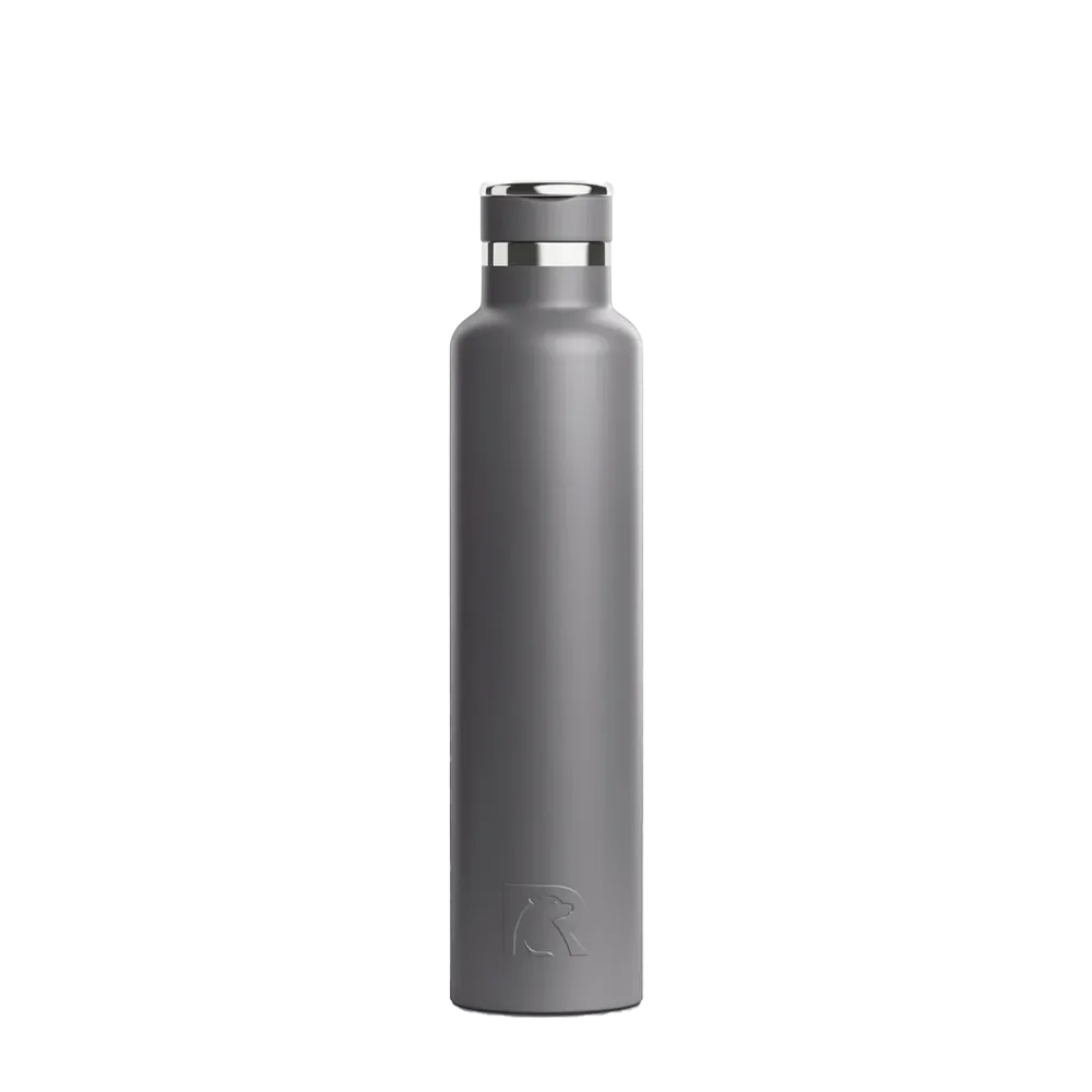 Front customization side of the RTIC Journey Bottle 26 oz in Graphite 
