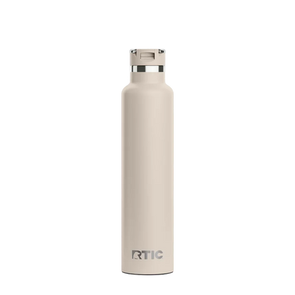 Back customization side of the RTIC Journey Bottle 26 oz in Beach 