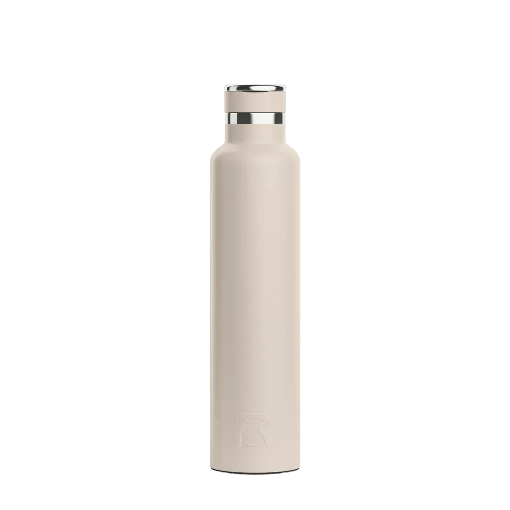 Front customization side of the RTIC Journey Bottle 26 oz in Beach 