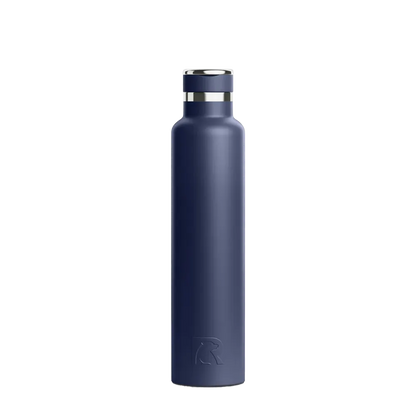 Front customization side of the RTIC Journey Bottle 26 oz in Navy 