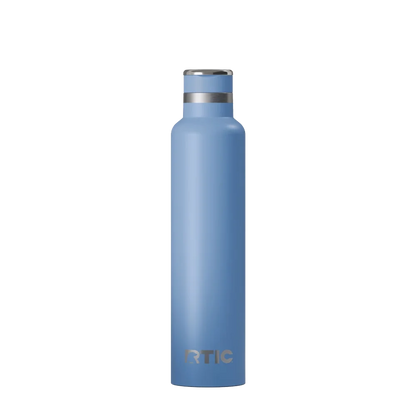 Back customization side of the RTIC Journey Bottle 26 oz in Denim 
