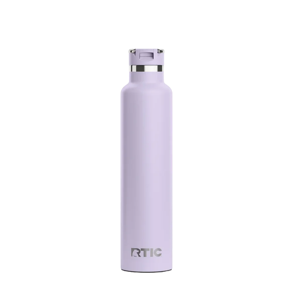 Back customization side of the RTIC Journey Bottle 26 oz in Dusty Lilac 