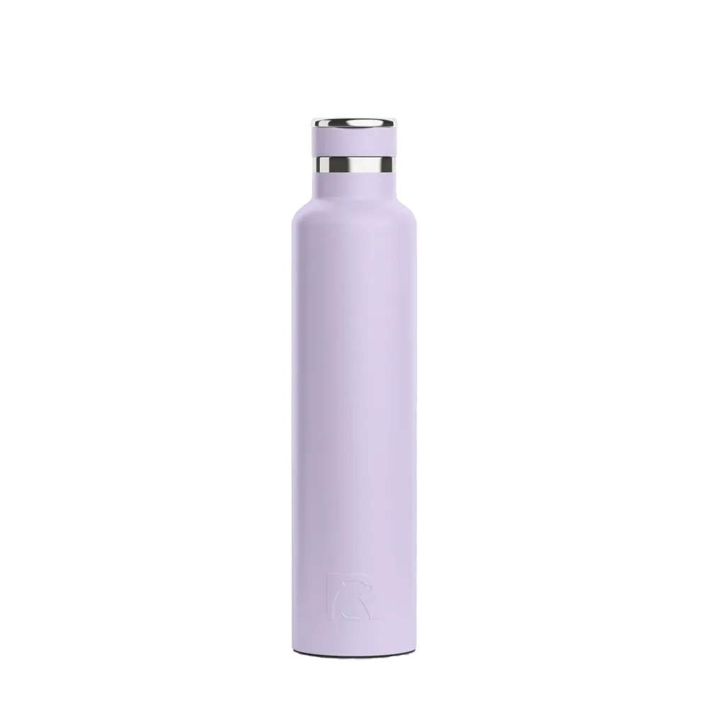 Front customization side of the RTIC Journey Bottle 26 oz in Dusty Lilac 