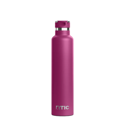 Back customization side of the RTIC Journey Bottle 26 oz in Very Berry 