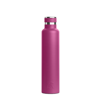 Front customization side of the RTIC Journey Bottle 26 oz in Very Berry 