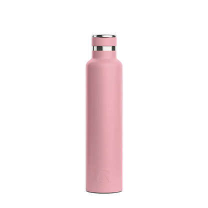 Front customization side of the RTIC Journey Bottle 26 oz in Dusty Rose 
