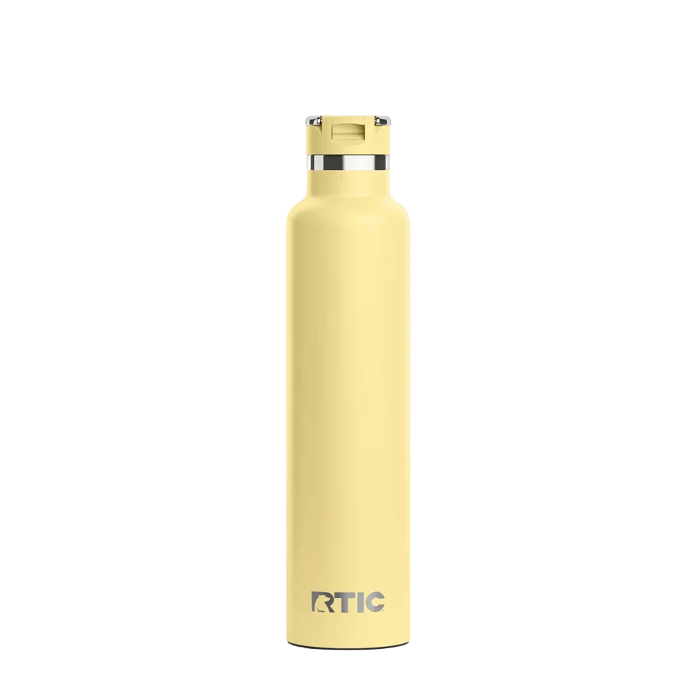 Back customization side of the RTIC Journey Bottle 26 oz in Sunlight 