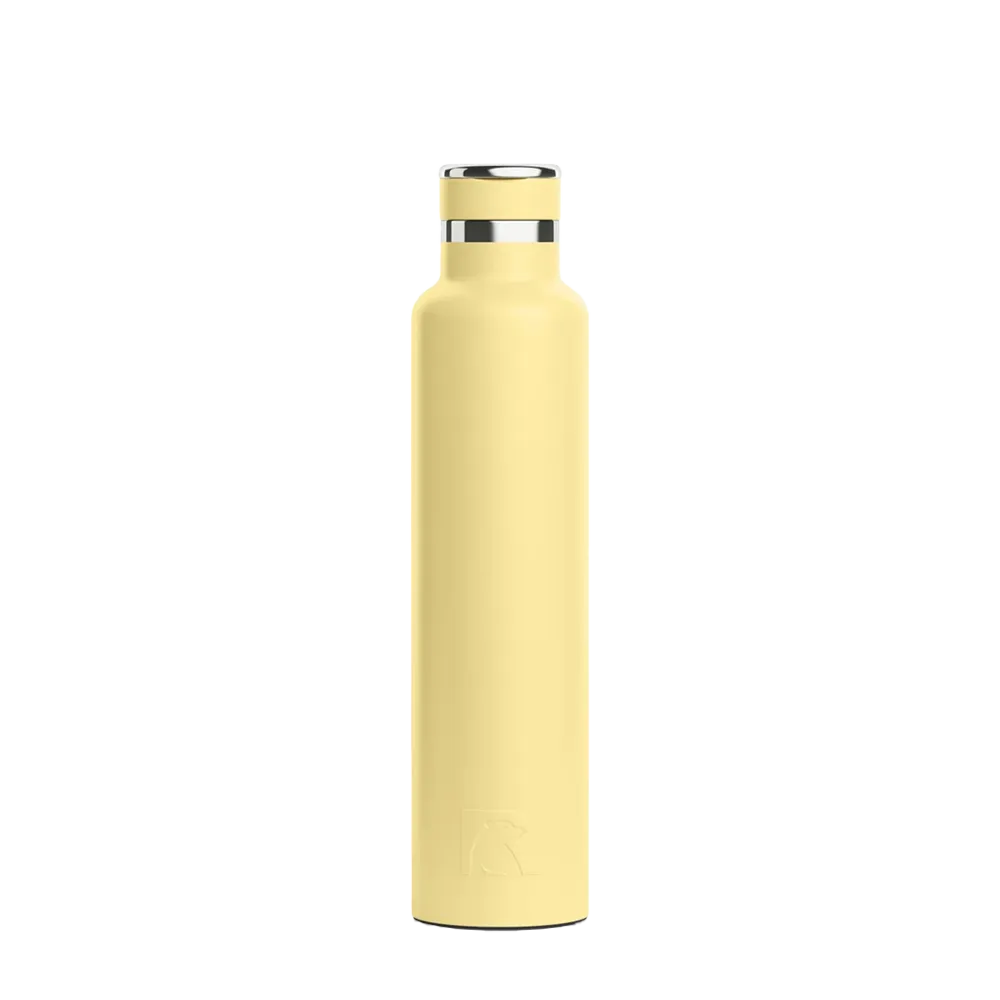 Front customization side of the RTIC Journey Bottle 26 oz in Sunlight 