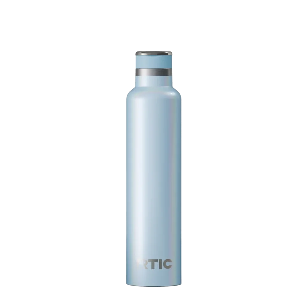 Back customization side of the RTIC Journey Bottle 26 oz in Glitter RTIC Ice 