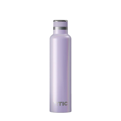 Back customization side of the RTIC Journey Bottle 26 oz in Glitter Lavender 