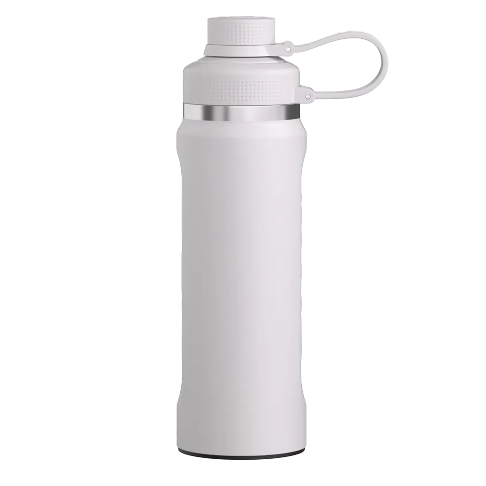 Back customization side of the RTIC Refuel Bottle 30 oz in Cool Gray 