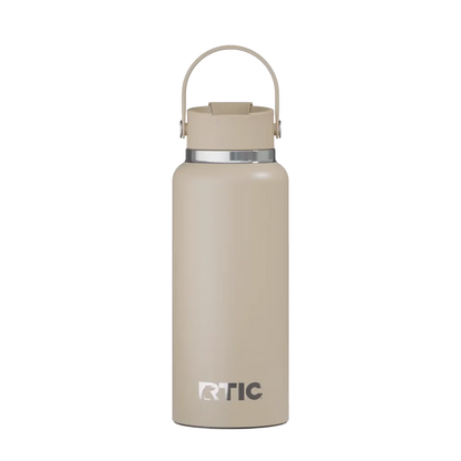 Back customization side of the RTIC Outback Bottle 32 oz in Beach 