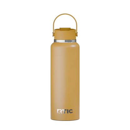 Back customization side of the RTIC Outback Bottle 40 oz in Harvest 
