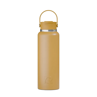 Front customization side of the RTIC Outback Bottle 40 oz in Harvest 