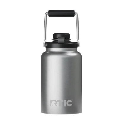Back customization side of the RTIC Outback Jug Half Gallon in Stainless Steel 