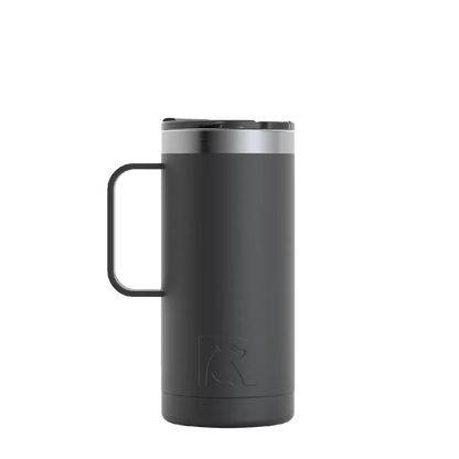 Ultra Rare Black Custom Insulated Coffee Mug 16 oz - Home Wet Bar