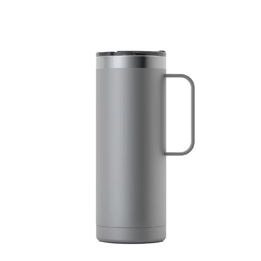 Front customization side of the RTIC Travel Mug 20 oz in Graphite 