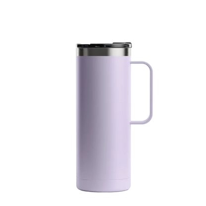 Front customization side of the RTIC Travel Mug 20 oz in Dusty Lilac 