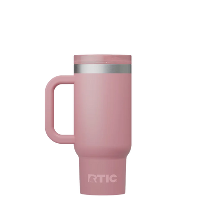 Back customization side of the RTIC Little Road Trip Tumbler 16 oz in Dusty Rose 