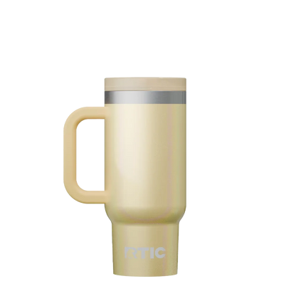 Back customization side of the RTIC Little Road Trip Tumbler 16 oz in Glitter Sunlight 
