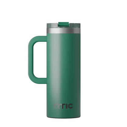 Back customization side of the RTIC Road Trip Travel Mug 20 oz in Pine Tree 