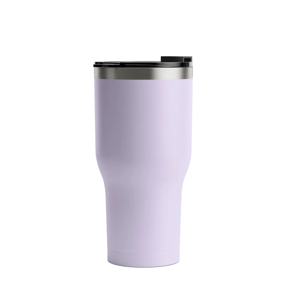 Front customization side of the RTIC Tumbler 30 oz in Dusty Lilac 