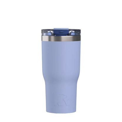 Back customization side of the RTIC Essential Tumbler 20 oz in Periwinkle 