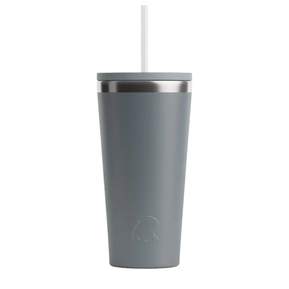 Back customization side of the RTIC Everyday Tumbler 20 oz in Fog 