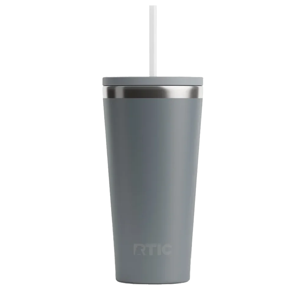 Front customization side of the RTIC Everyday Tumbler 20 oz in Fog 