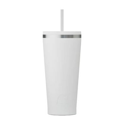 Back customization side of the RTIC Everyday Tumbler 20 oz in White 